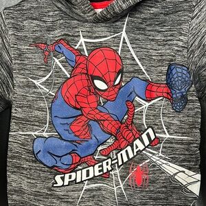 Spiderman Kids Gray Hoodie size7